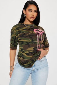 Love Runs Deep Camo Tshirt - Camouflage