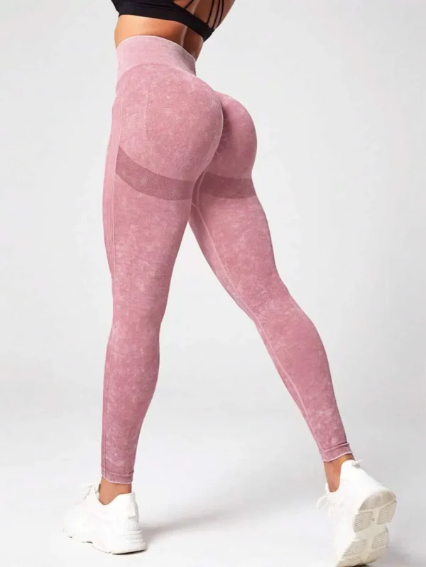 Gameset SHEIN Sport Women's High Waist Seamless Solid Color Elastic Activewear Leggings Yoga Pants