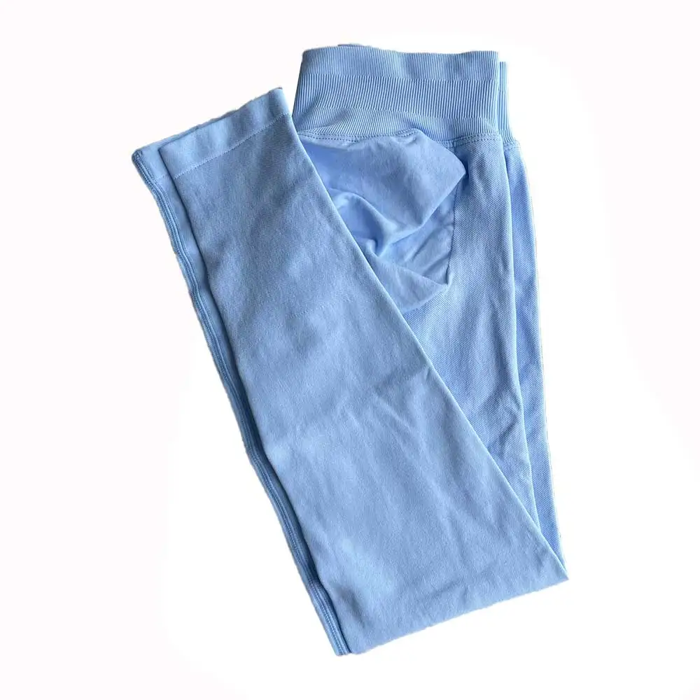 Leggings Women Seamless Sports Yoga Pants Low Ribbed Band Gym clothes Fitness Workout wear Scrunch Bum Tights