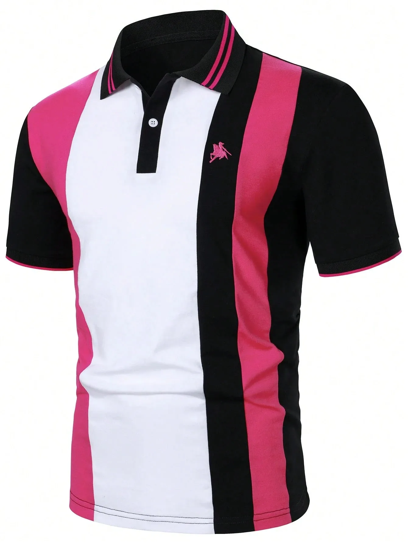 The new men's POLO shirt for summer 2025 is breathable lightweight casual and fashionable with 3D printing