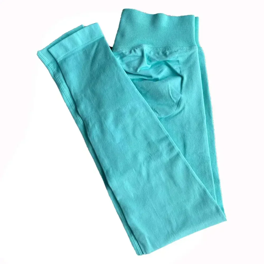 Leggings Women Seamless Sports Yoga Pants Low Ribbed Band Gym clothes Fitness Workout wear Scrunch Bum Tights