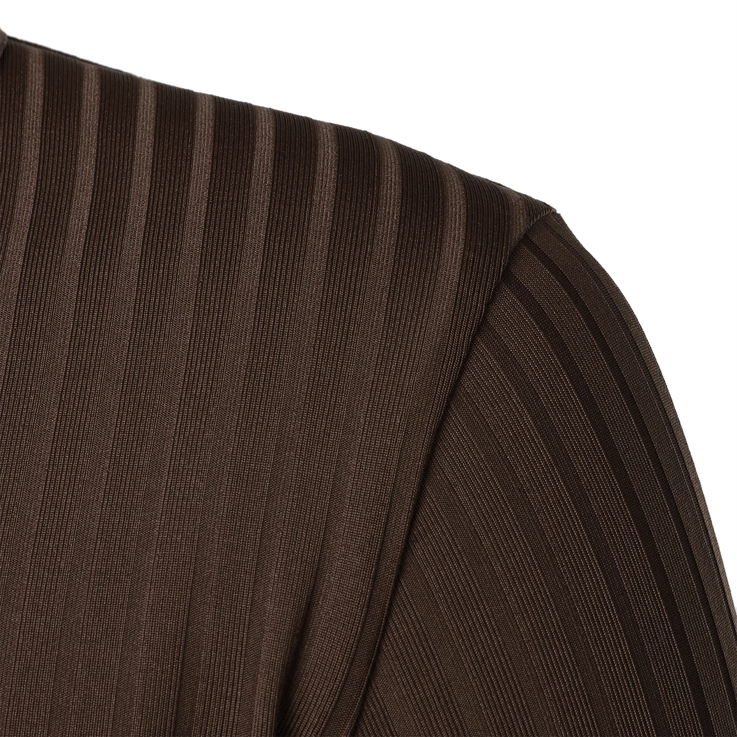 Men's running sports fitness wear summer high stretch vertical short-sleeved POLO shirt slim knit base shirt