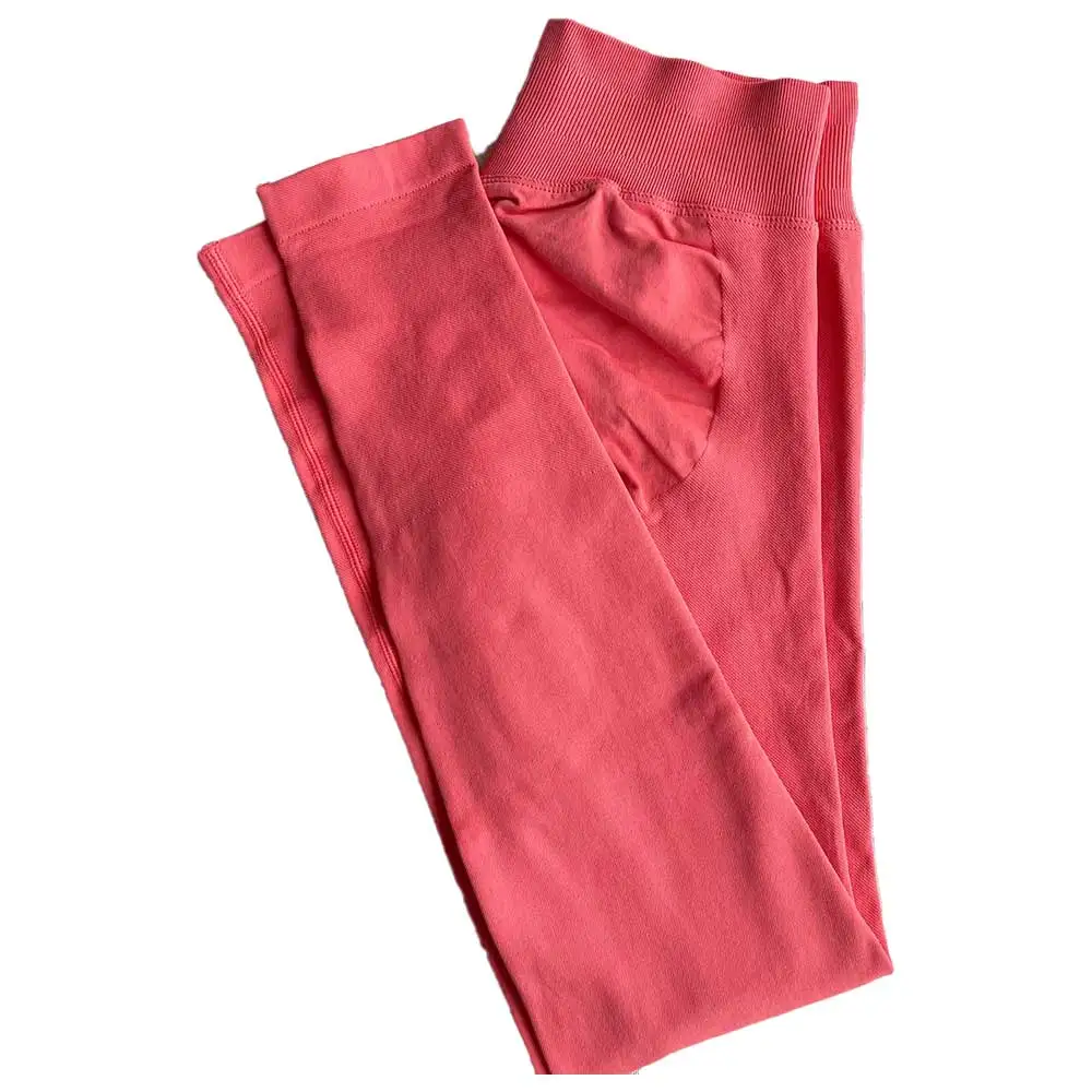 Leggings Women Seamless Sports Yoga Pants Low Ribbed Band Gym clothes Fitness Workout wear Scrunch Bum Tights