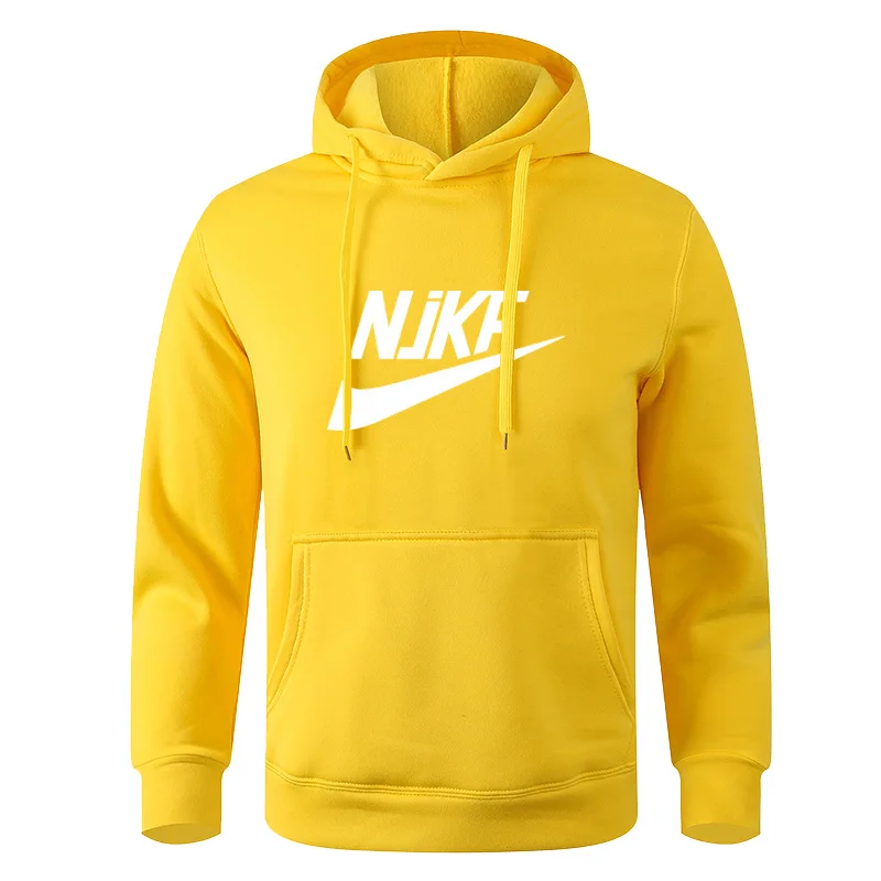 New men's and women's autumn and winter fleece hoodie jacket NjKF mother print foreign trade leisure sports hoodie trendy men's