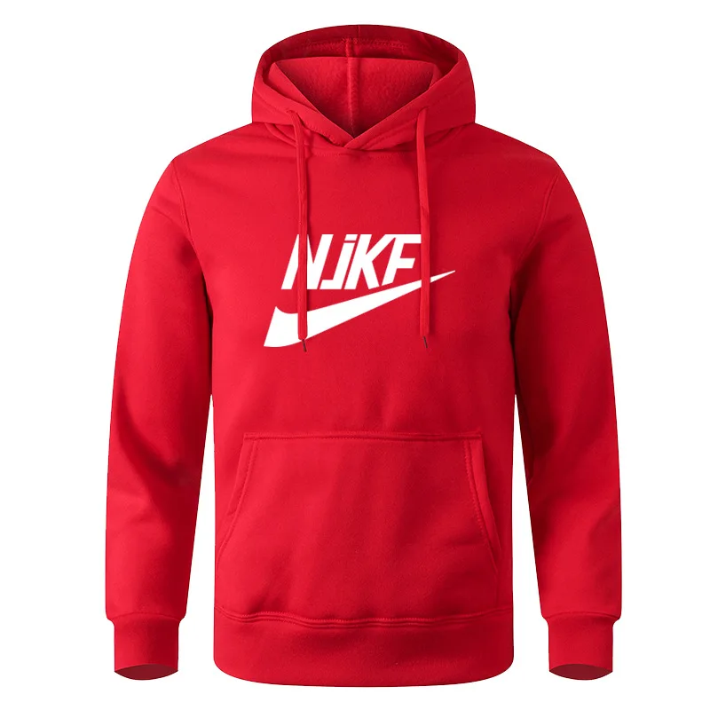 New men's and women's autumn and winter fleece hoodie jacket NjKF mother print foreign trade leisure sports hoodie trendy men's