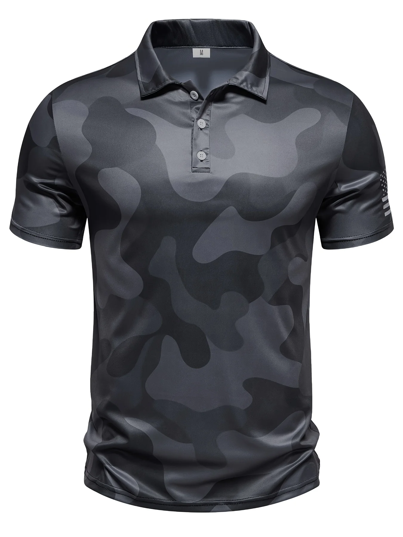 The new men's short-sleeved POLO shirt for summer 2025 features a casual comfortable and soft 3D pattern print