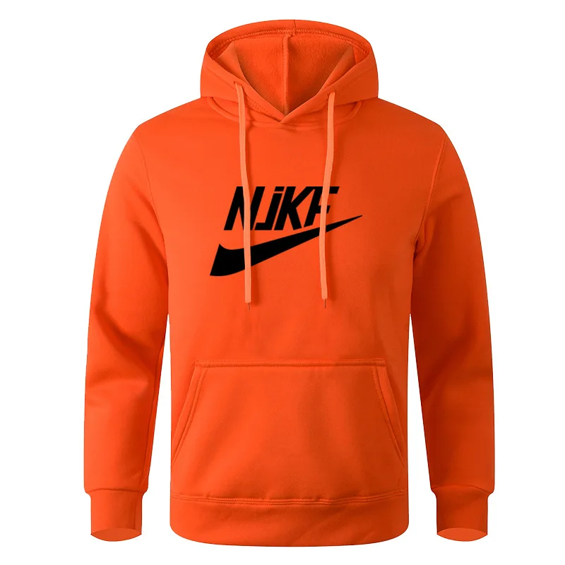 New men's and women's autumn and winter fleece hoodie jacket NjKF mother print foreign trade leisure sports hoodie trendy men's