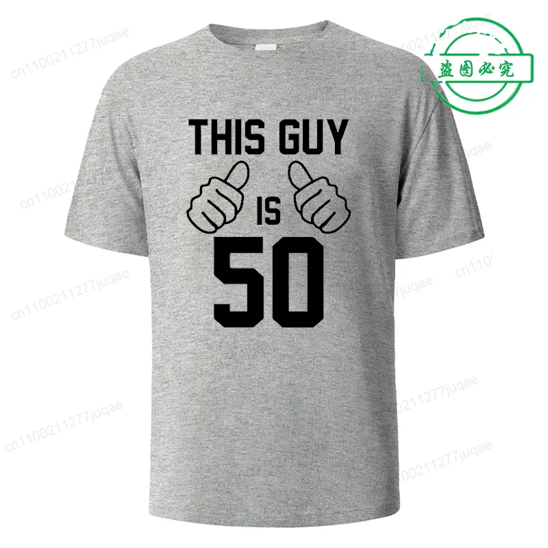 Unisex Casual Short Sleeve T-Shirt 'Awesome since 1976' Print Designer Tee Top for Men And Women WO01