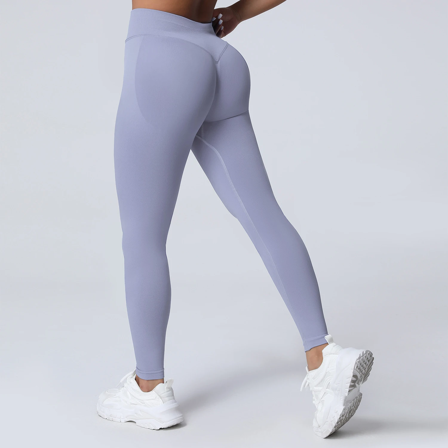 VEQKING Scrunch Butt Women Yoga Pants Seamless Sports Leggings Low Waist Gym Fitness Tights Quick Drying Fall Warm Workout Pants