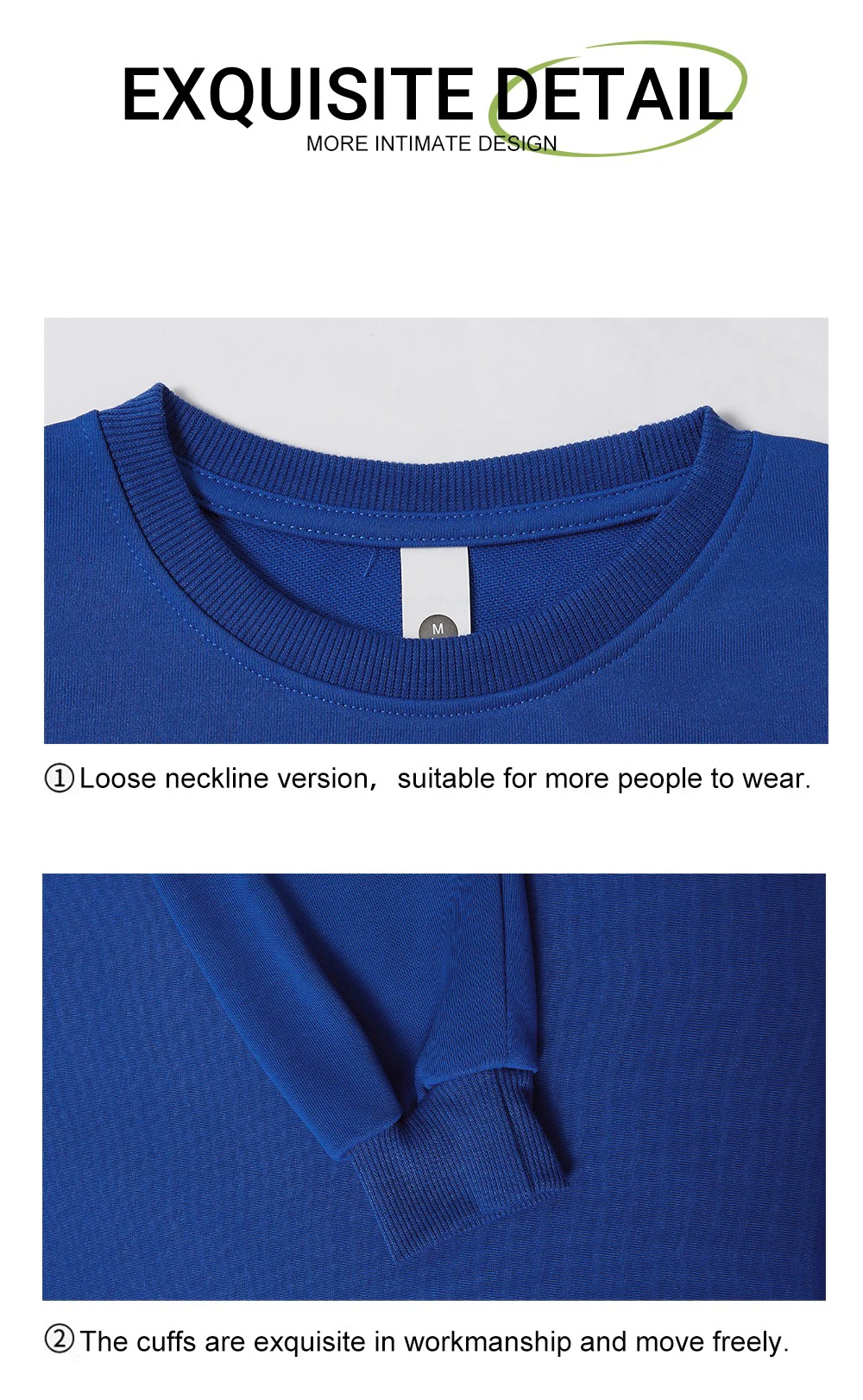 Men'S Solid Sweatshirts Autumn Winter Loose Fleece Soft Hoodies Basics Crewneck Warm Sportswears Street Casual Mens Clothes