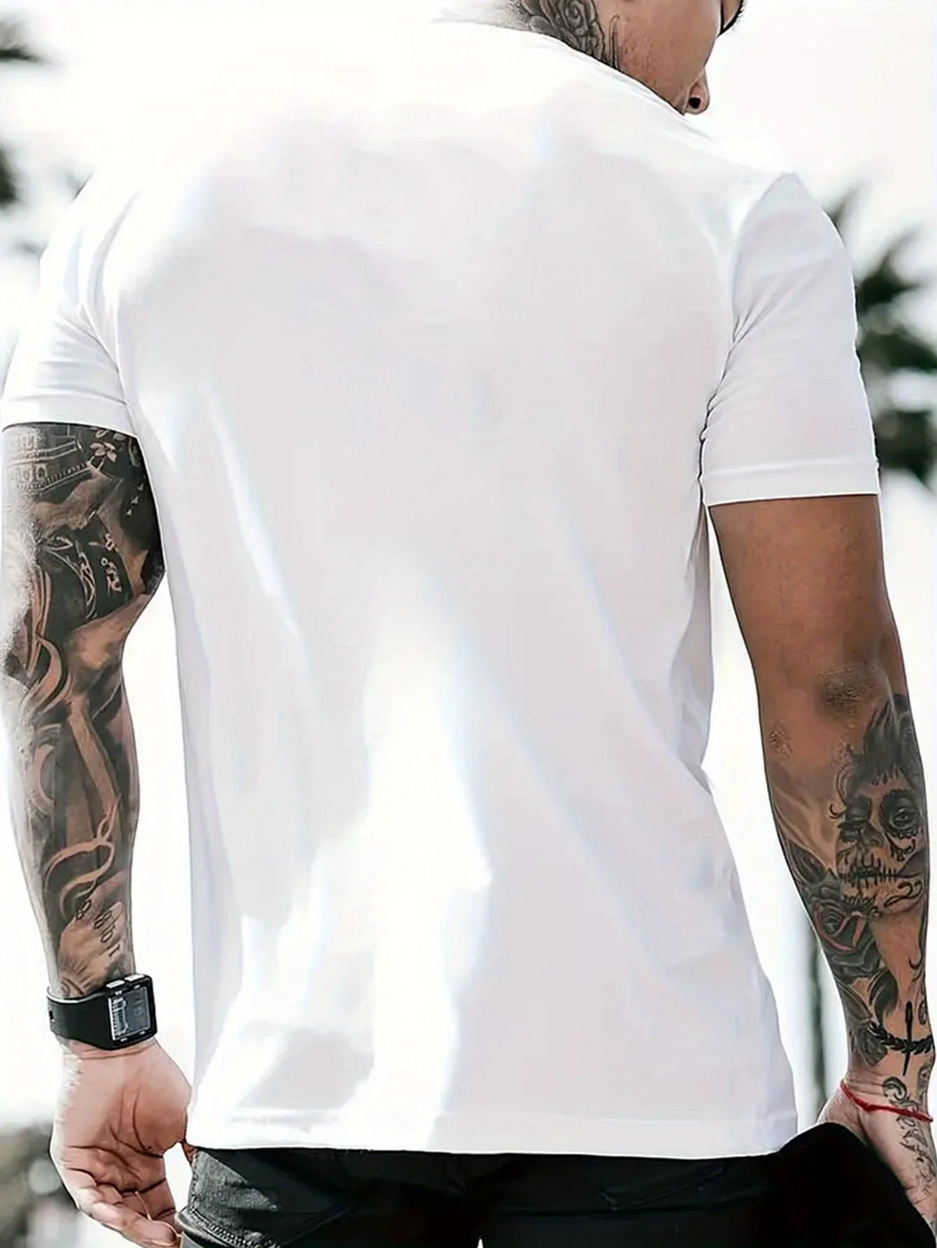 Summer men's 100% pure cotton casual loose fit Jesus Way truth life letter printed round neck short sleeved T-shirt top