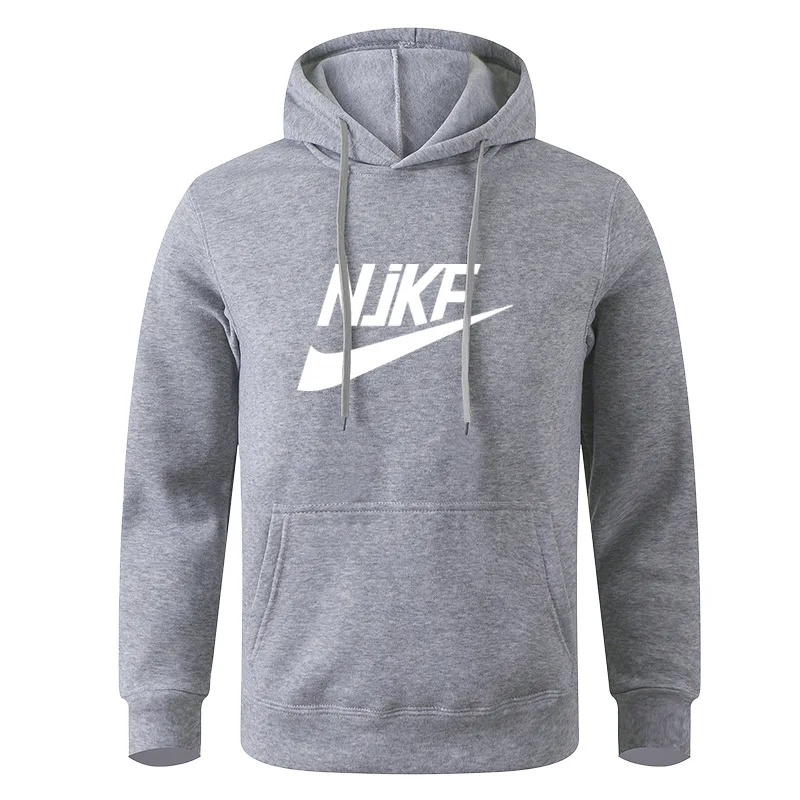 New men's and women's autumn and winter fleece hoodie jacket NjKF mother print foreign trade leisure sports hoodie trendy men's
