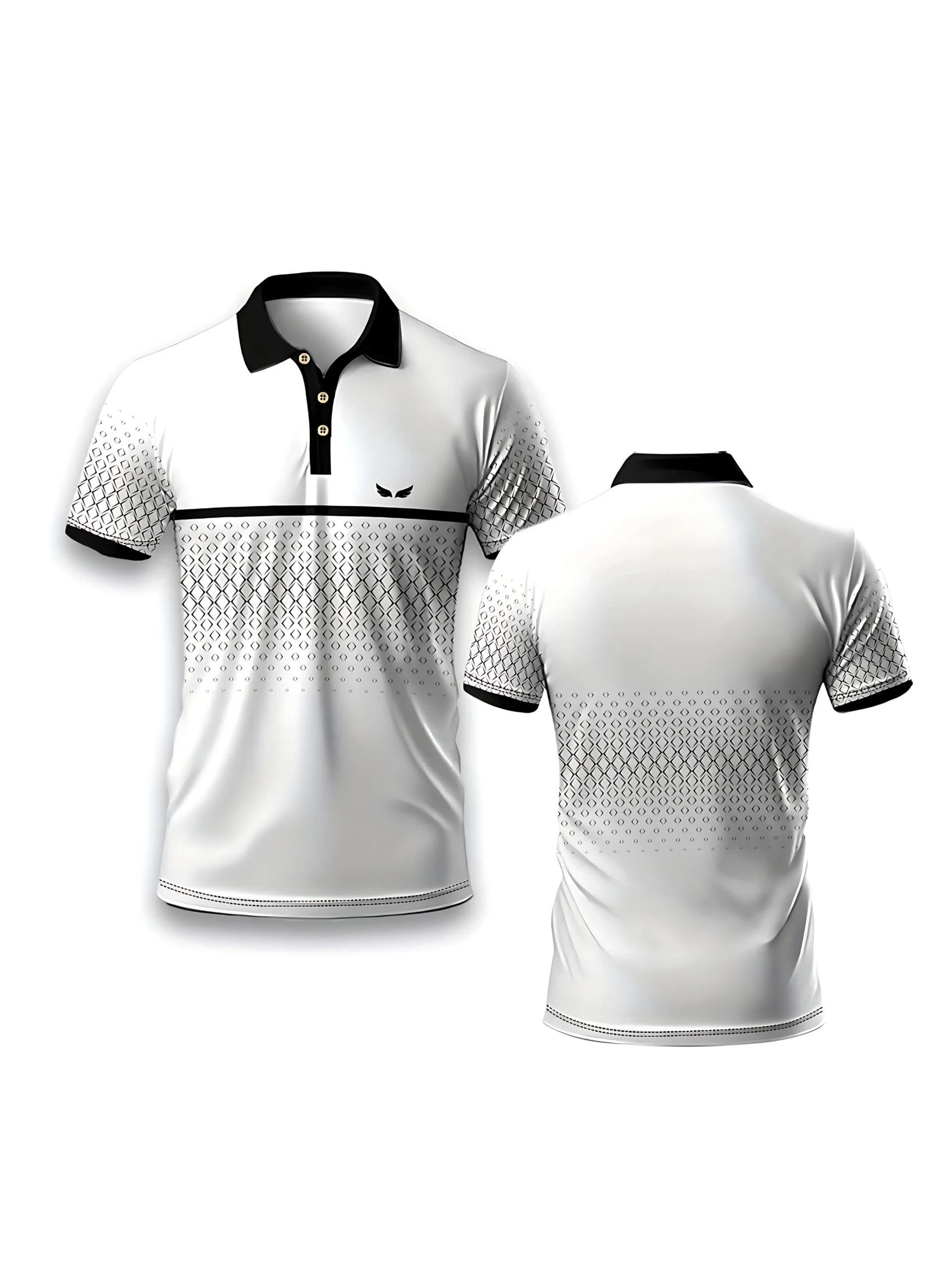 The new men's POLO shirt for summer 2025 is breathable lightweight casual and fashionable with 3D printing