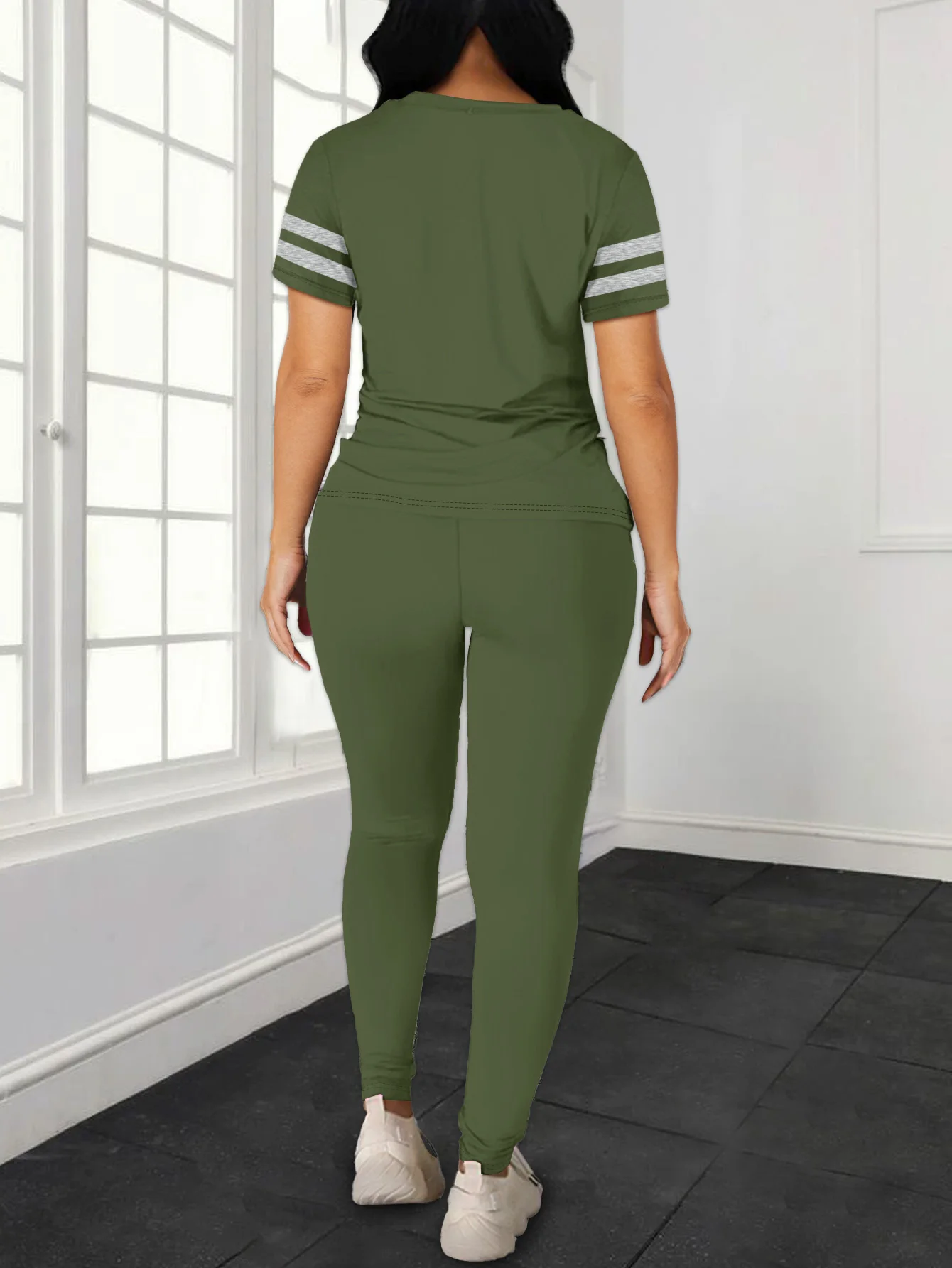 Women's Summer Casual  Set Fashionable Comfortable Ensemble Ladies Clothing Outfit