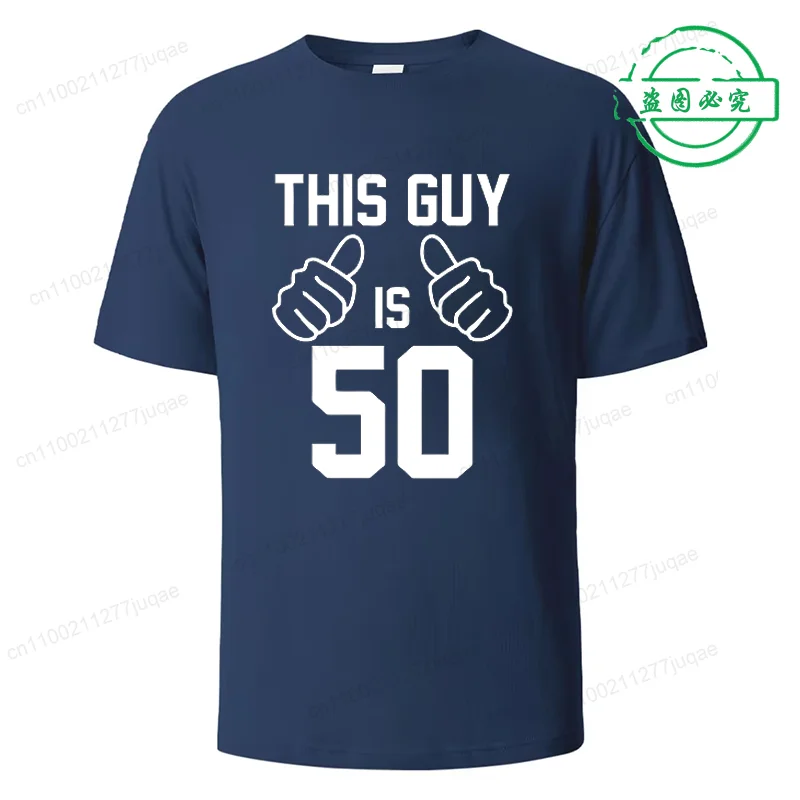 Unisex Casual Short Sleeve T-Shirt 'Awesome since 1976' Print Designer Tee Top for Men And Women WO01