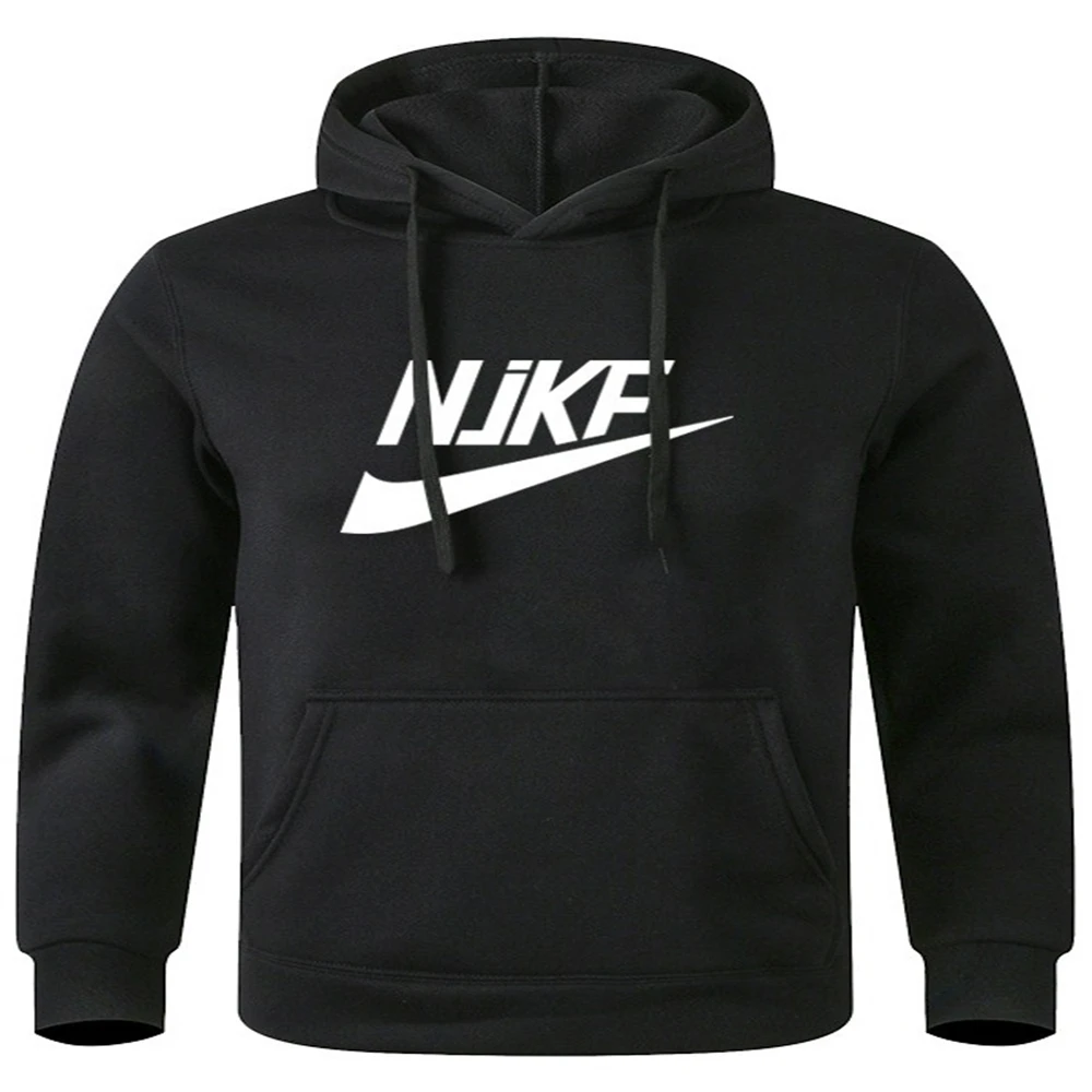 New men's and women's autumn and winter fleece hoodie jacket NjKF mother print foreign trade leisure sports hoodie trendy men's