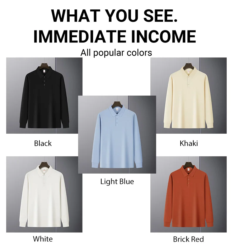 Gothic Design Letter R Printed Business Daily Polo Shirt Men Spring Button Clothing Loose Hip Hop Tops All-Match Golf Shirts