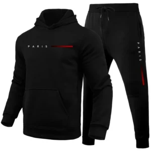 Hot Sale Men’s Tracksuit Men Daily Comfortable Single Hooded Sportswear and Sweatpants Man Fashion Sports Suits Jogging Simple