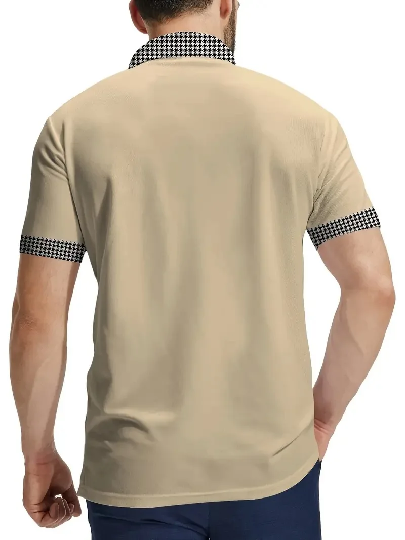 Men's short-sleeved polo shirts in color sportswear are selling fast on Amazon in summer