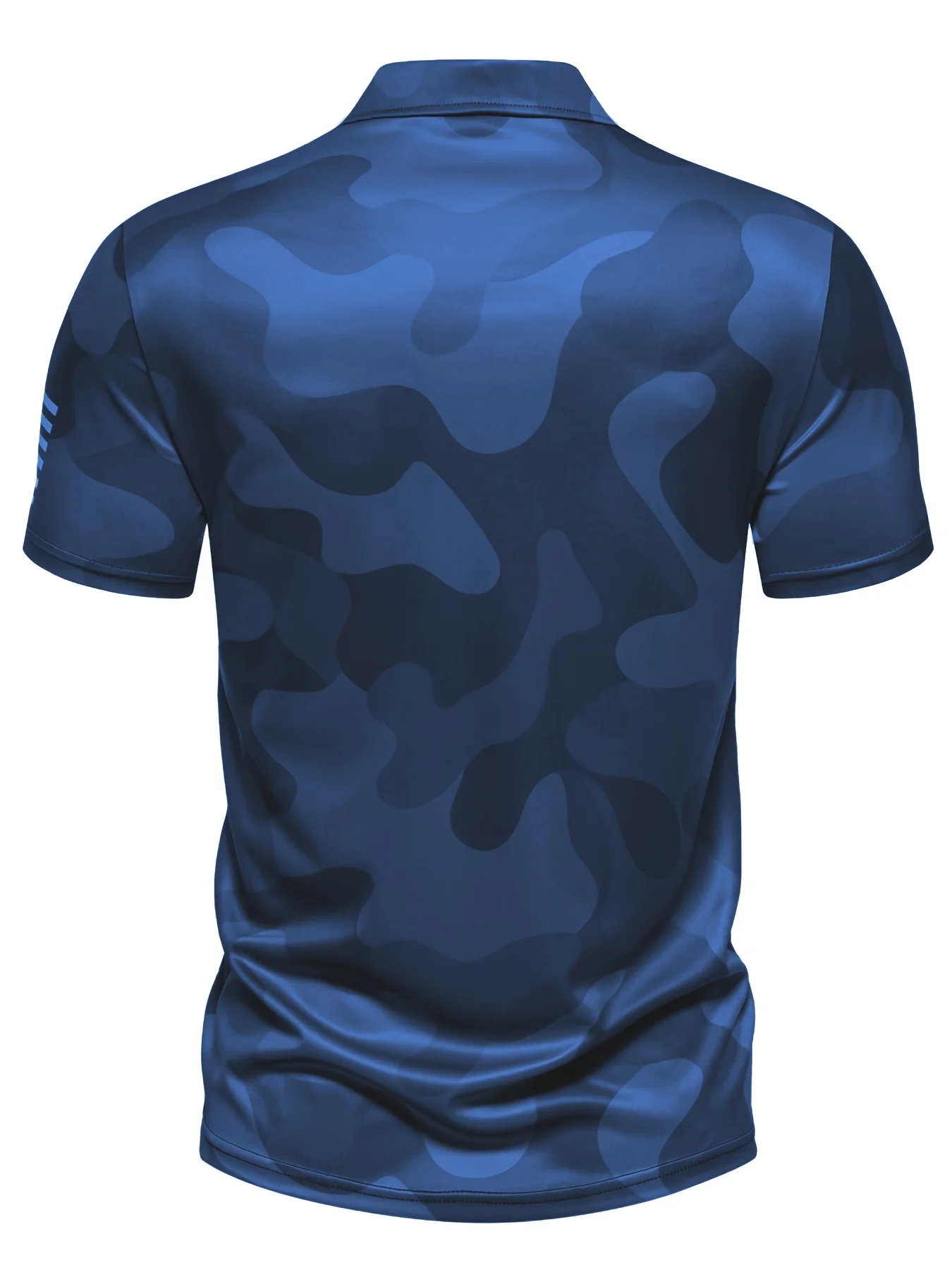 The new men's short-sleeved POLO shirt for summer 2025 features a casual comfortable and soft 3D pattern print