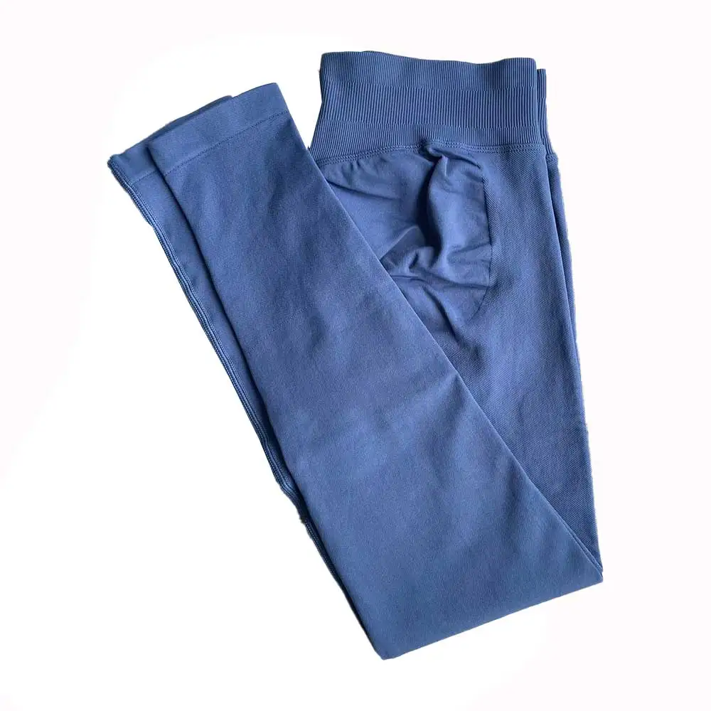 Leggings Women Seamless Sports Yoga Pants Low Ribbed Band Gym clothes Fitness Workout wear Scrunch Bum Tights