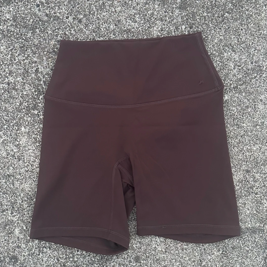 Solid Color Women Fitness Sports Short High Waist Yoga Short Leg Cycling Comprehensive Training Jog Squat Proof Internal Pocket