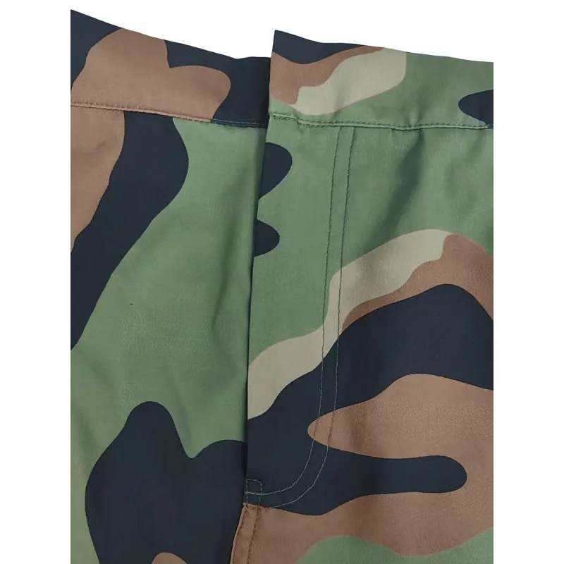 Plus Size 1XL-5XL Women Fashion Camouflage Pants Women Green Stretch Pencil Pants Casual Button Pocket Military Trousers