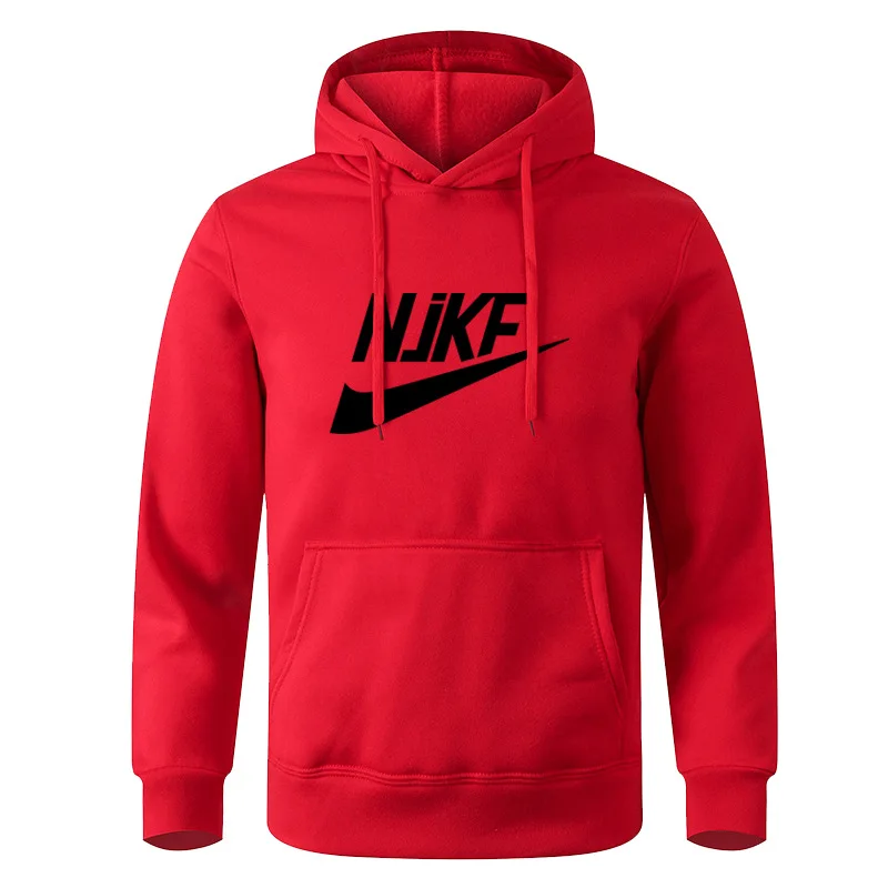 New men's and women's autumn and winter fleece hoodie jacket NjKF mother print foreign trade leisure sports hoodie trendy men's