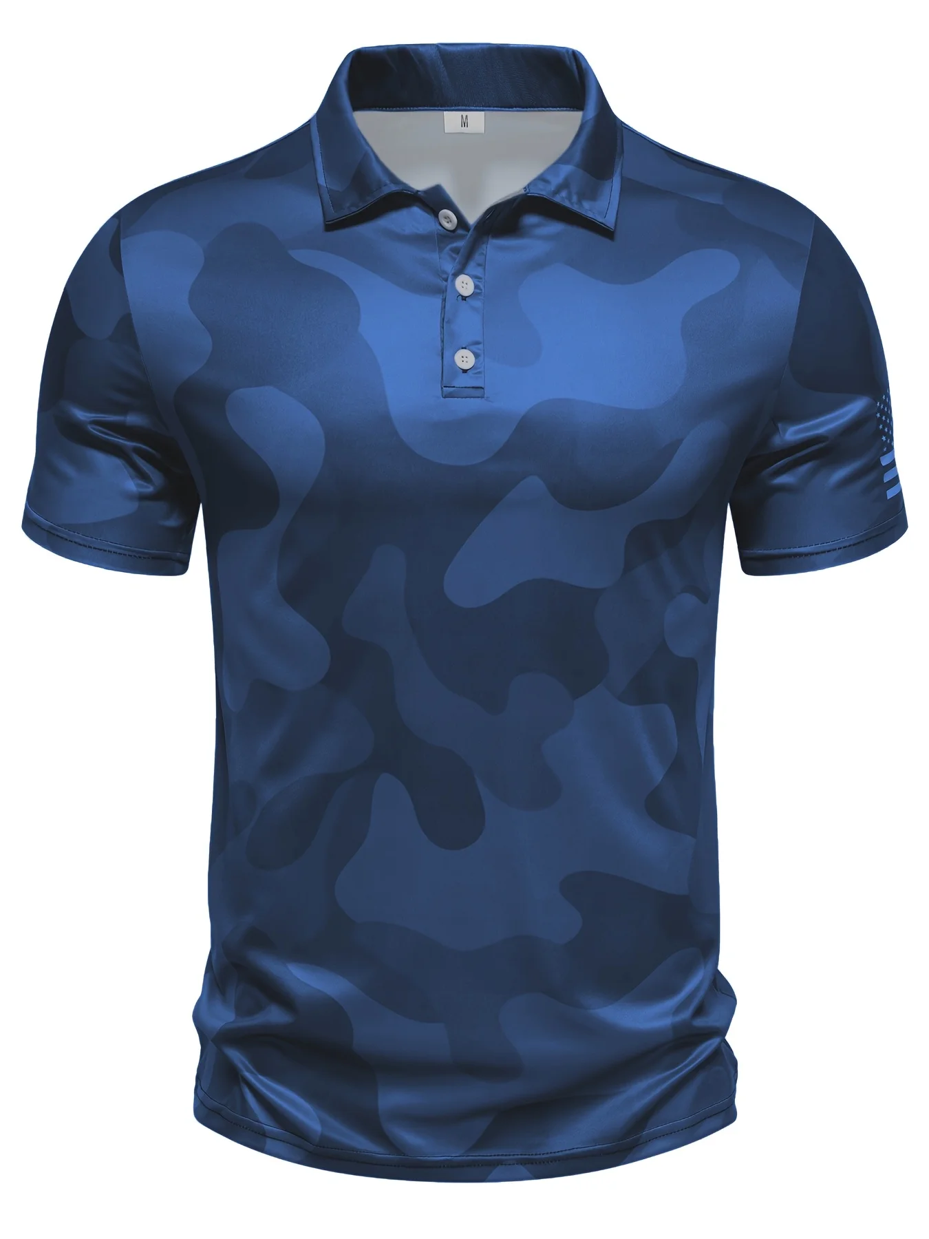 The new men's short-sleeved POLO shirt for summer 2025 features a casual comfortable and soft 3D pattern print