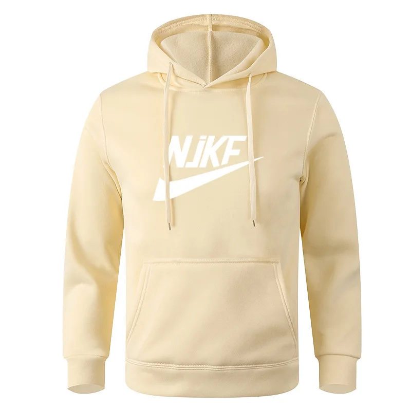 New men's and women's autumn and winter fleece hoodie jacket NjKF mother print foreign trade leisure sports hoodie trendy men's
