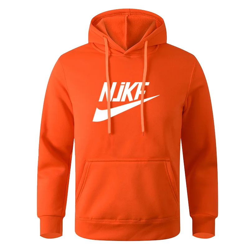 New men's and women's autumn and winter fleece hoodie jacket NjKF mother print foreign trade leisure sports hoodie trendy men's