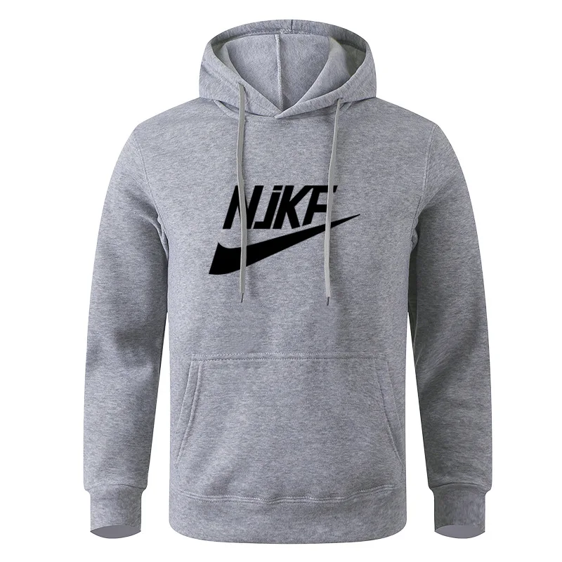 New men's and women's autumn and winter fleece hoodie jacket NjKF mother print foreign trade leisure sports hoodie trendy men's