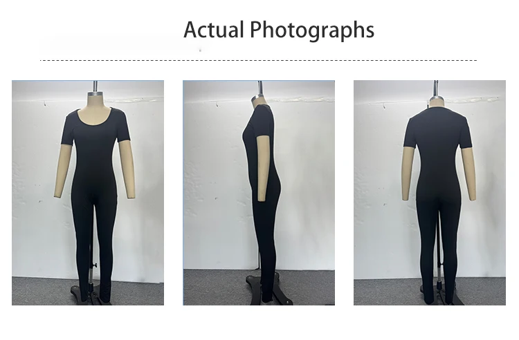 Women's Rompers Short Sleeve Solid Skinny Bodycon Jumpsuits Fashion Sports Fitness Casual Activity Streetwear Overalls