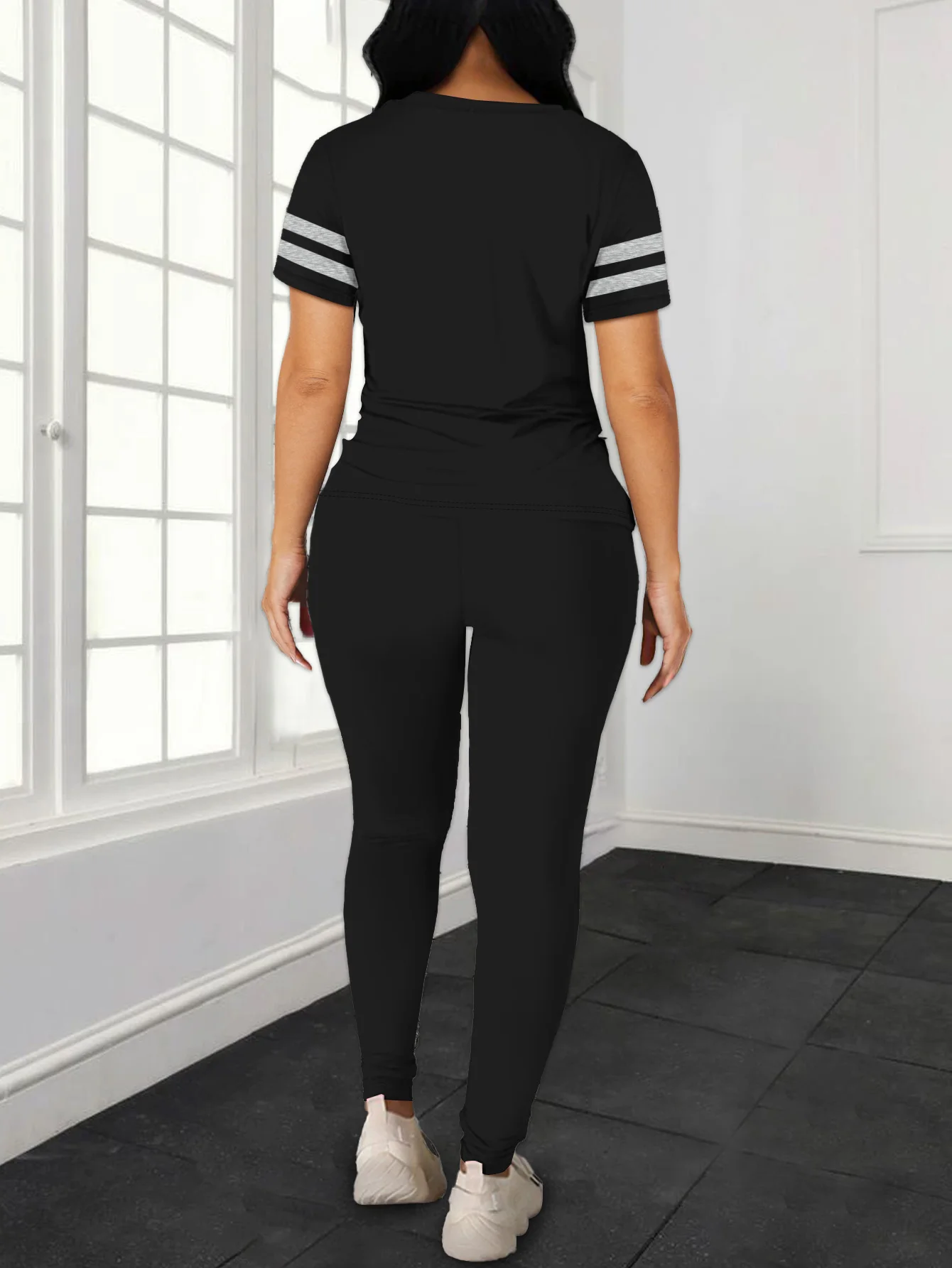 Women's Summer Casual  Set Fashionable Comfortable Ensemble Ladies Clothing Outfit