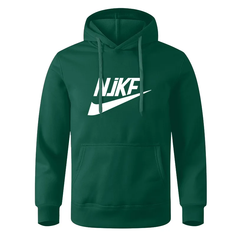New men's and women's autumn and winter fleece hoodie jacket NjKF mother print foreign trade leisure sports hoodie trendy men's