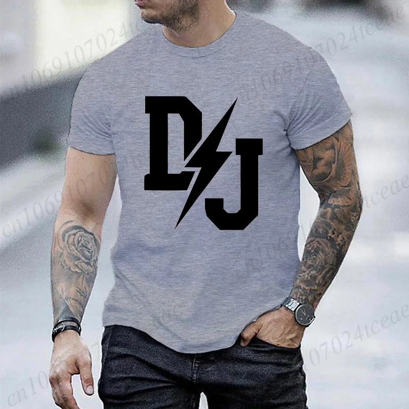 Men's T-shirt Summer Fashion Clothing DJ Print Men T Shirt Casual O-neck Men Tshirt Short Sleeve T-shirt Music Male Tees Tops