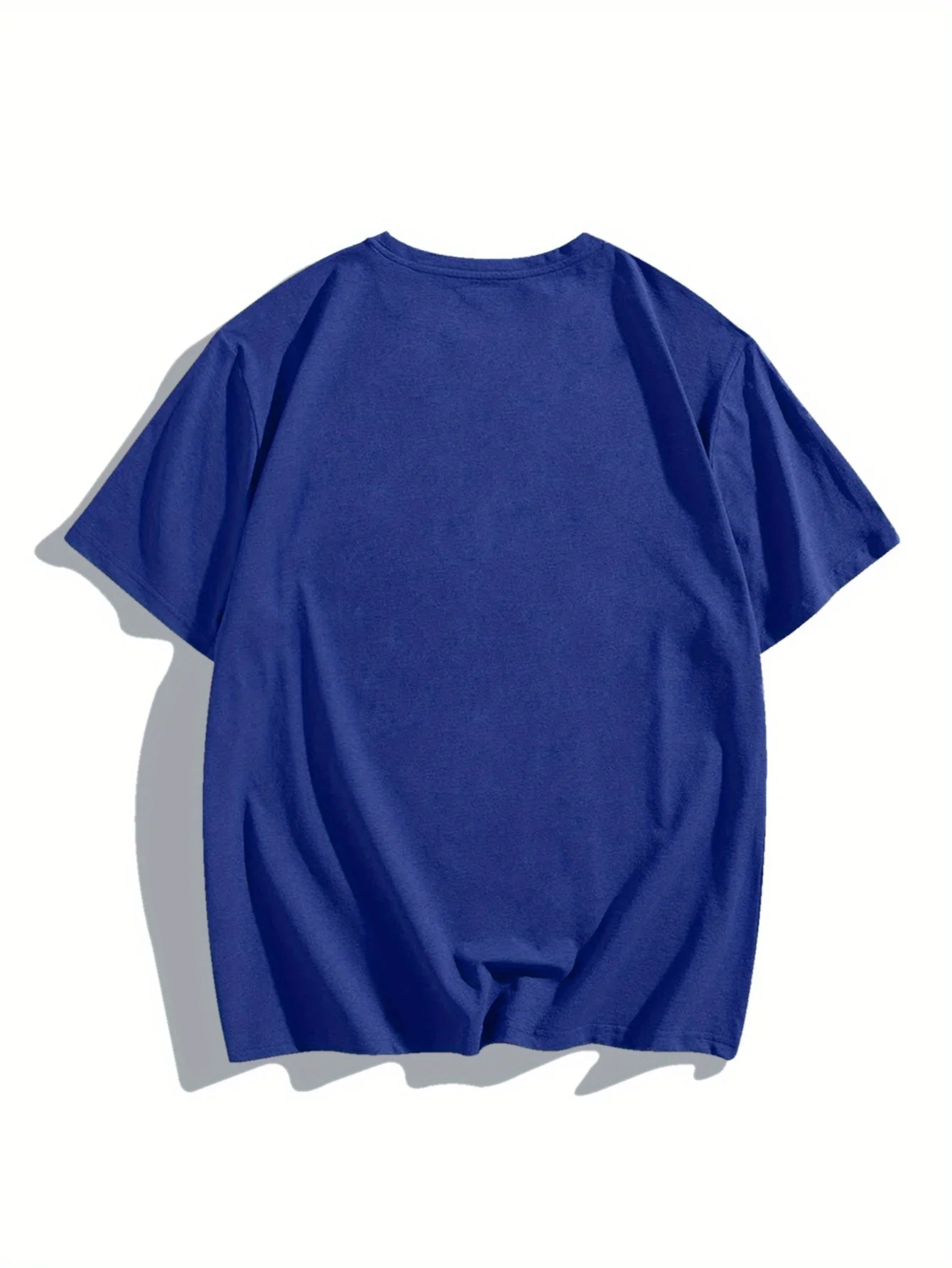 Men's summer 100 cotton fashionable casual loose plus size Compass pattern printed sports round neck short sleeved T-shirt top