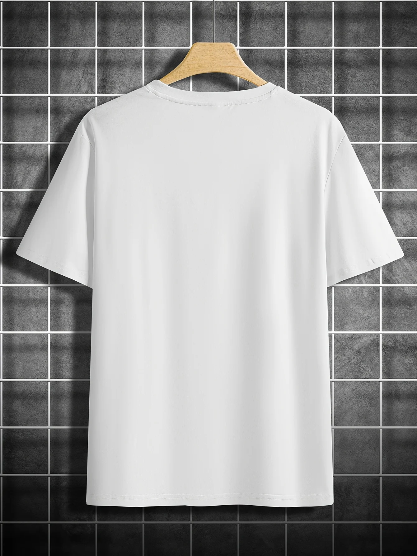 Men's summer 100% pure cotton Brooklyn New York graphic printed fashionable casual loose round neck short sleeved T-shirt top