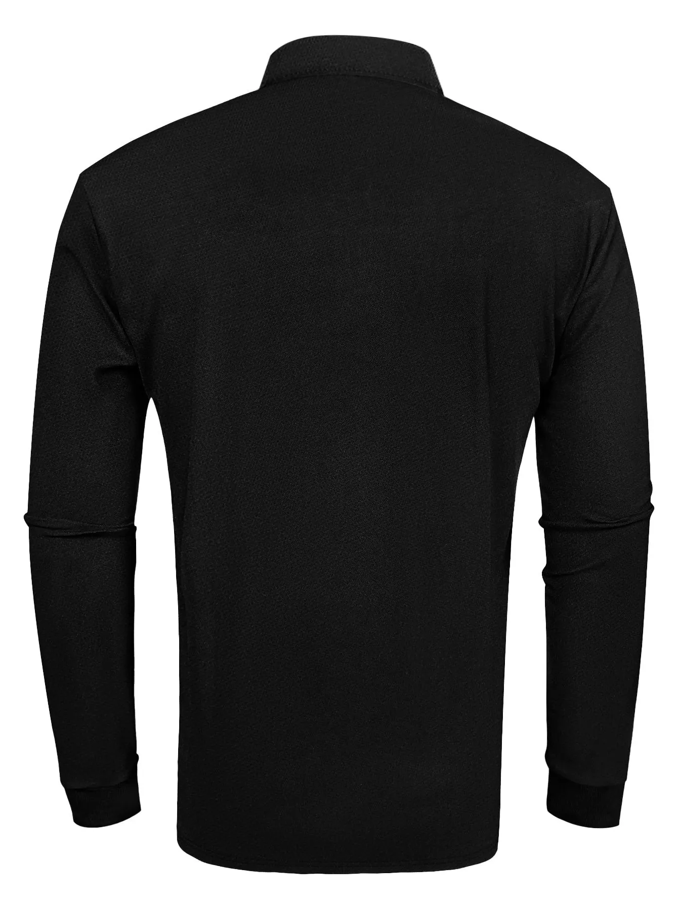 The new men's long-sleeved POLO shirt for Spring and Autumn 2025 is casual and comfortable with 3D letter pattern printing