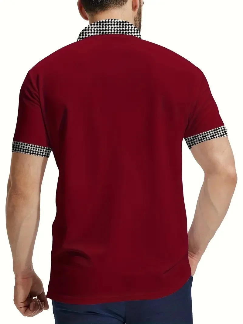 Men's short-sleeved polo shirts in color sportswear are selling fast on Amazon in summer