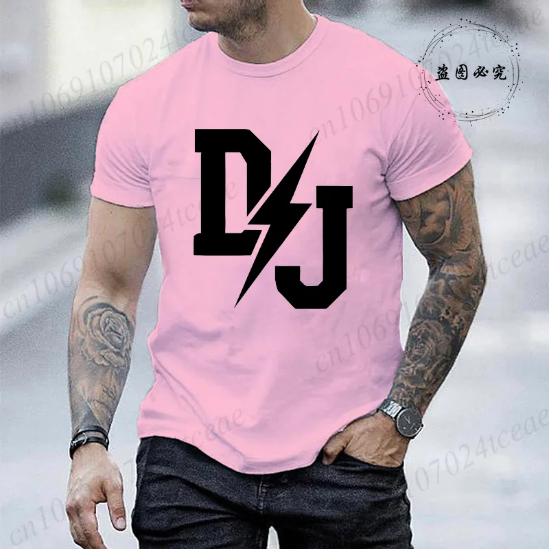 Men's T-shirt Summer Fashion Clothing DJ Print Men T Shirt Casual O-neck Men Tshirt Short Sleeve T-shirt Music Male Tees Tops