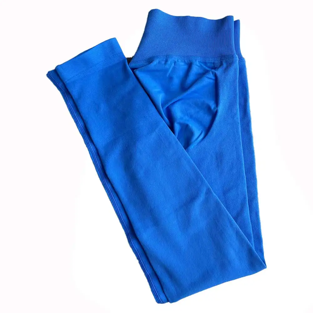 Leggings Women Seamless Sports Yoga Pants Low Ribbed Band Gym clothes Fitness Workout wear Scrunch Bum Tights